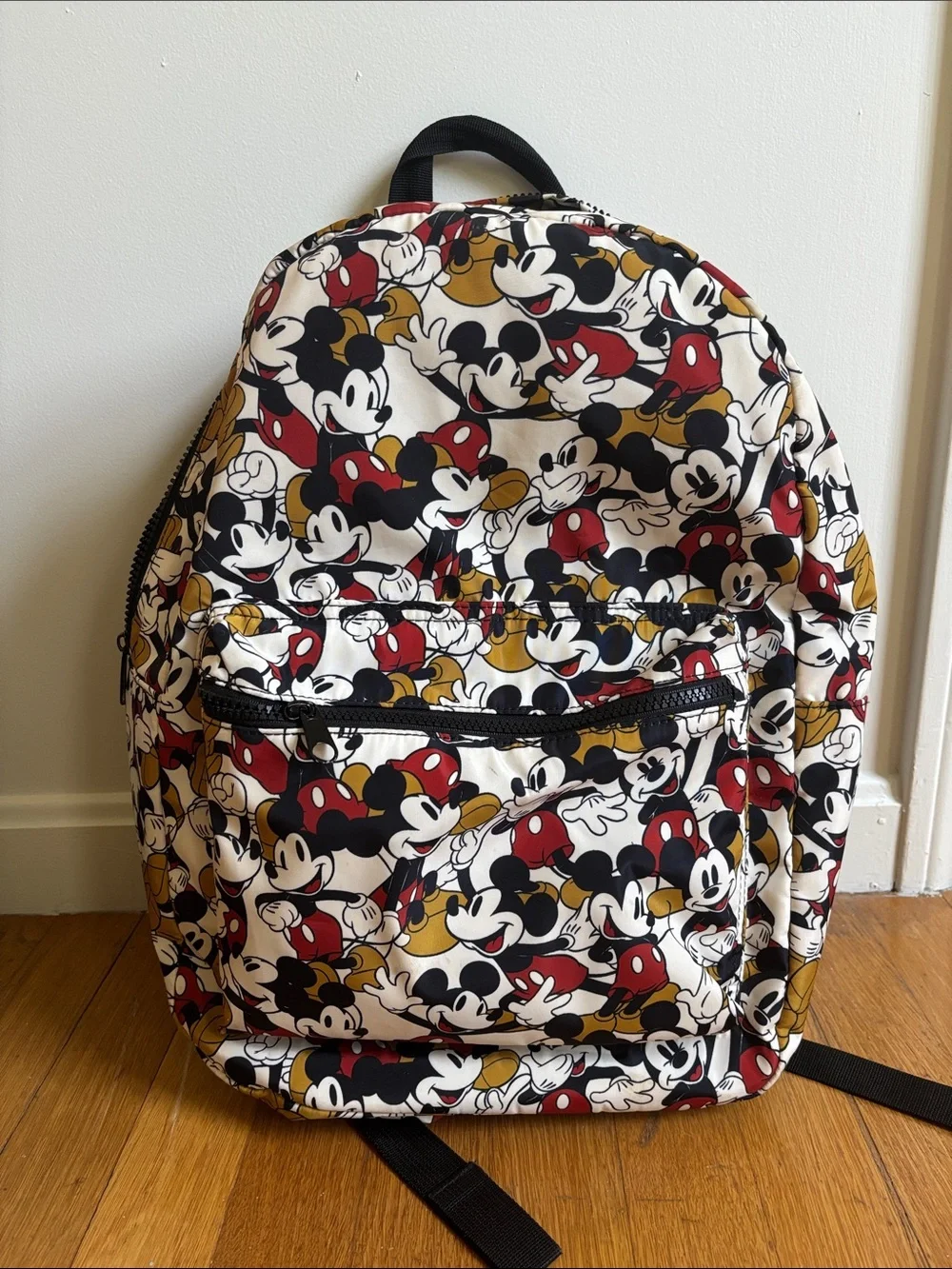 Mickey Mouse Print Backpack
